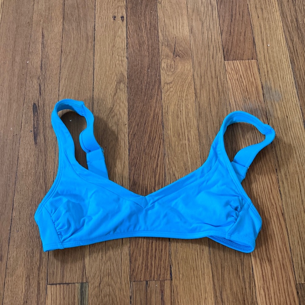 Blue Bikini Top